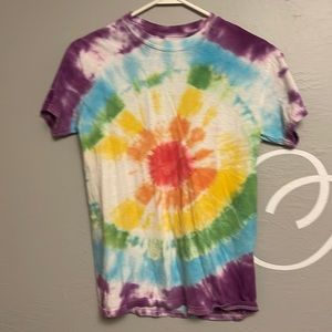 homemade tie-dye t- shirt